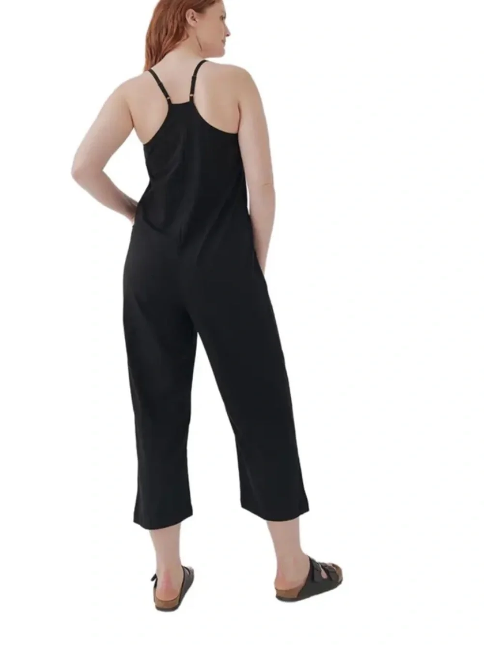 Pact Navy Blue Sleeveless Jumpsuit Romper - Picture 2 of 7